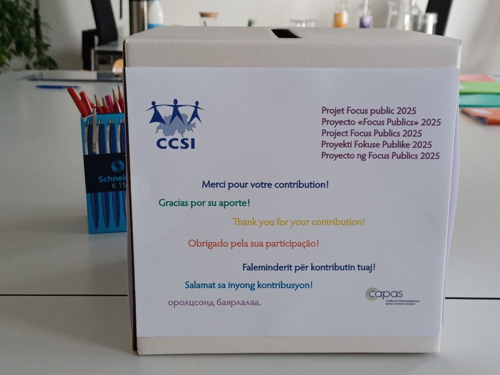 Plénière CAPAS – Focus Publics